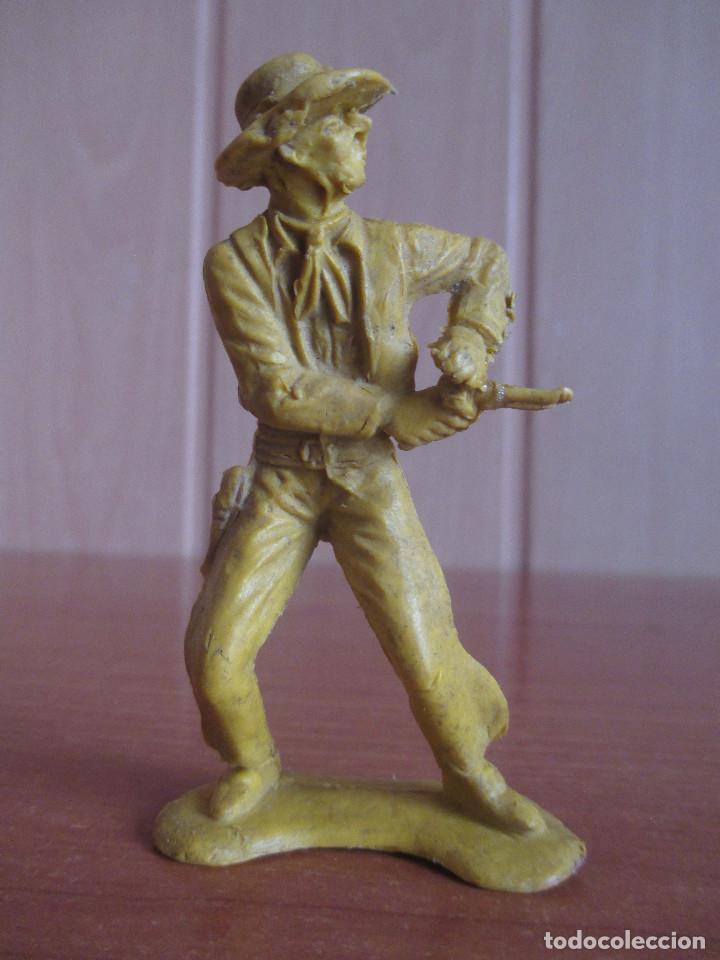 Rubber and PVC Figures: FIGURA ANTIGUA VAQUERO OESTE GRANDE , 7,5 CM ( PECH , JECSAN , REAMSA , COMANSI , ETC)