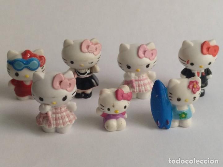 Figuras de goma Kinder: LOTE 7 FIGURAS HELLO KITTY - Foto 1