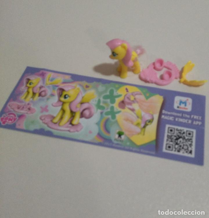 Kinder Figures: kinder pony amarillo bpz papel figurita figura poni miniatura