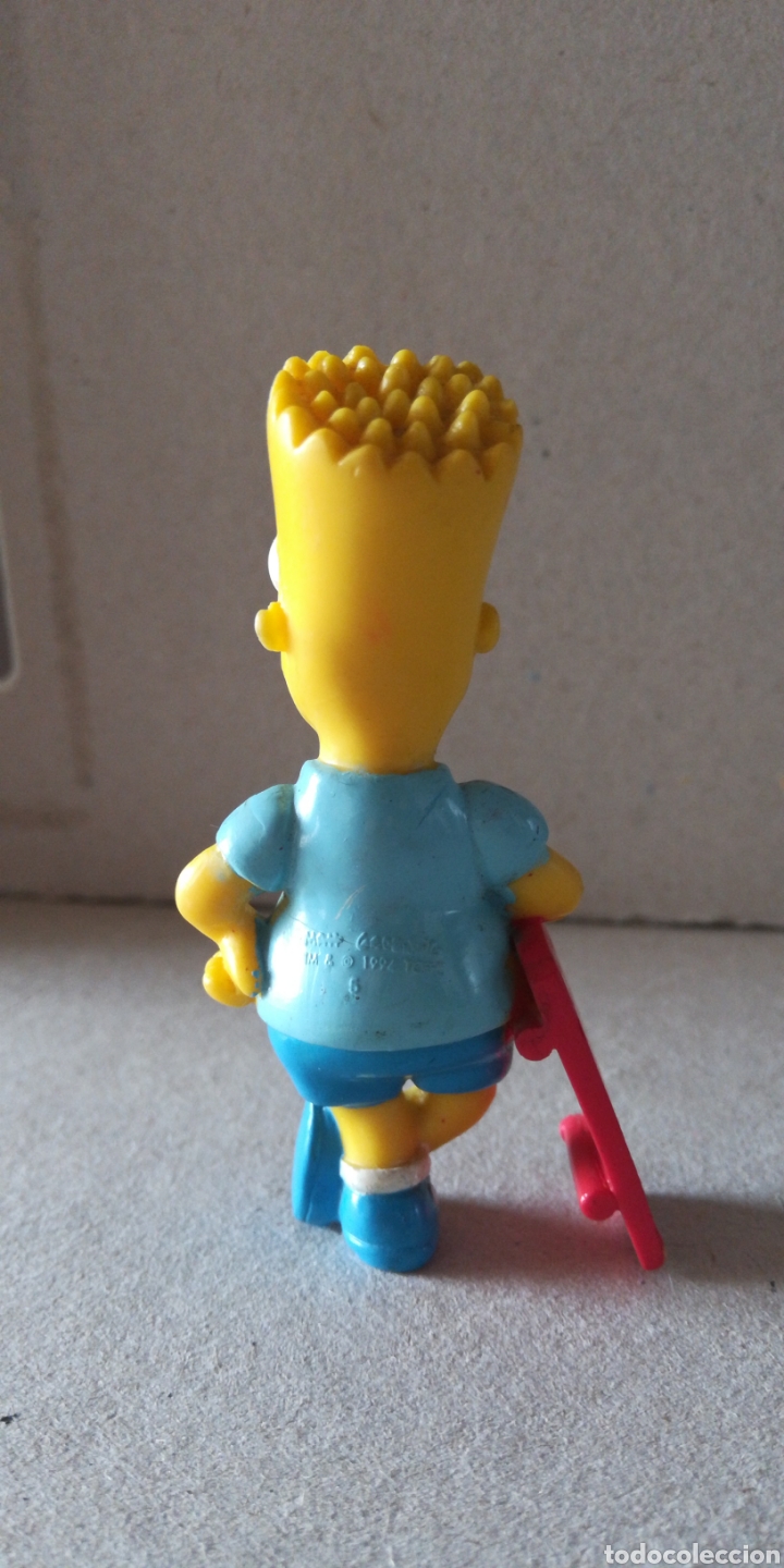Figuras de goma y PVC: Figura pvc Bart Simpson 7cm - Foto 2