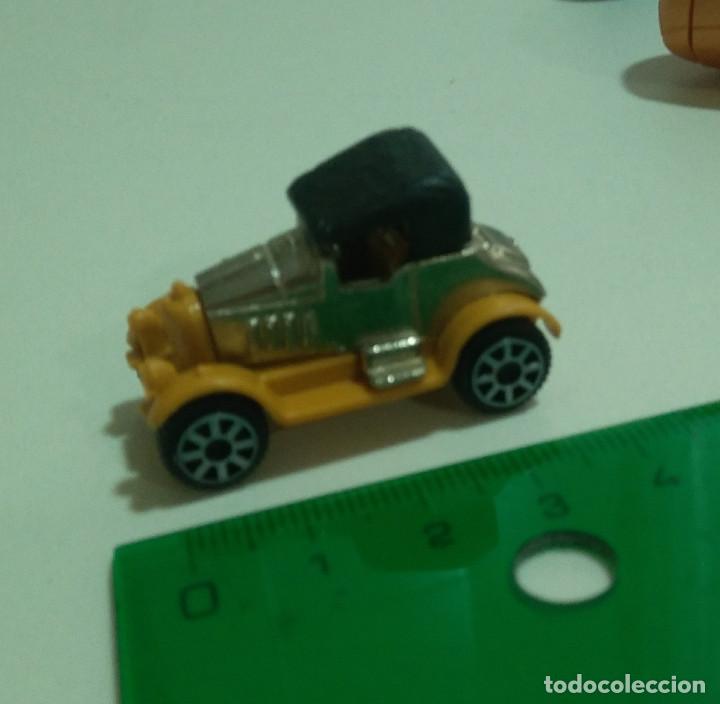 Figure di Gomma e PVC: coche metalico kinder metal miniatura escala vehiculo car epoca color amarillo old timer k98 98