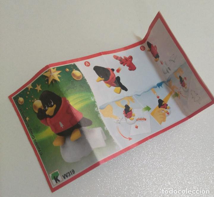 Figure di Gomma e PVC: solo el papel de kinder joy vv navidad pinguino pingu bpz 2020 kinder miniatura mini