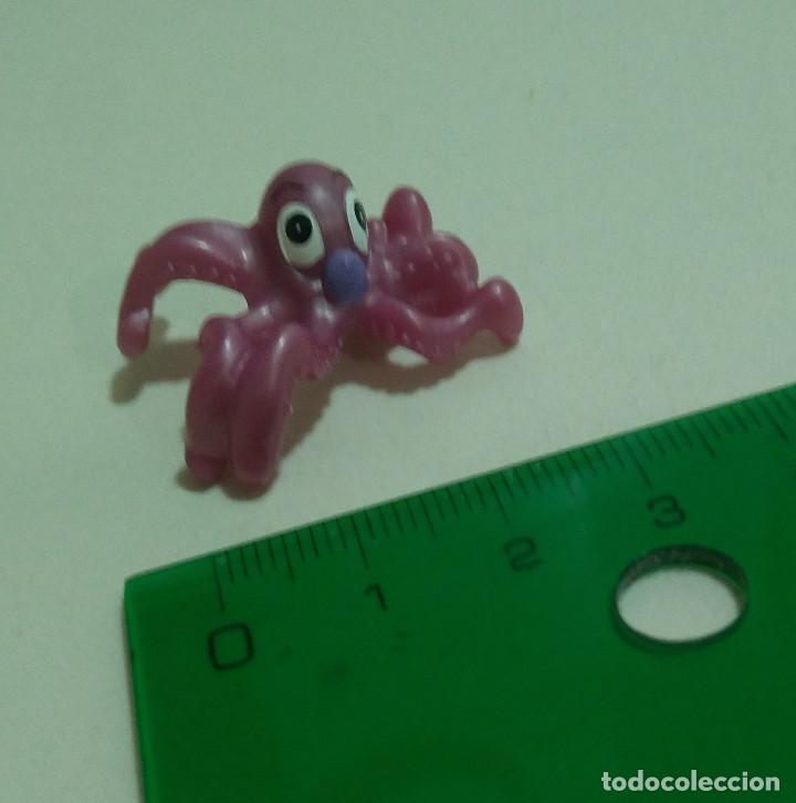Figure di Gomma e PVC: KINDER LORO PIRATA PAPAGAYo miniatura mini pulpo papagali