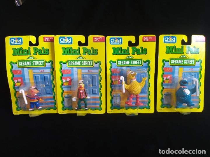 Figuras de Goma y PVC: Mini Pals / Barrio S&eacute;samo 1993 / Blister Original