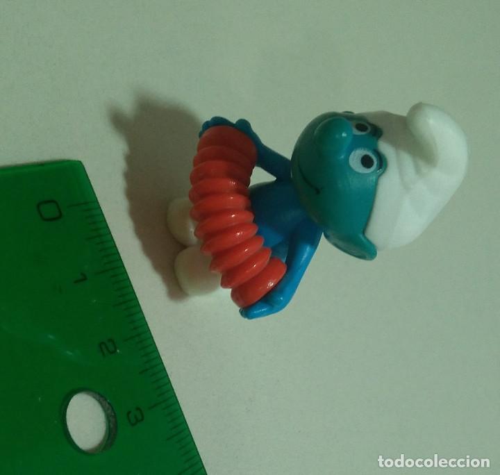 Figurines en Caoutchouc et PVC: kinder mu&ntilde;eco figura figurita mu&ntilde;equito pitufo smurf miniatura mini acordeon musico