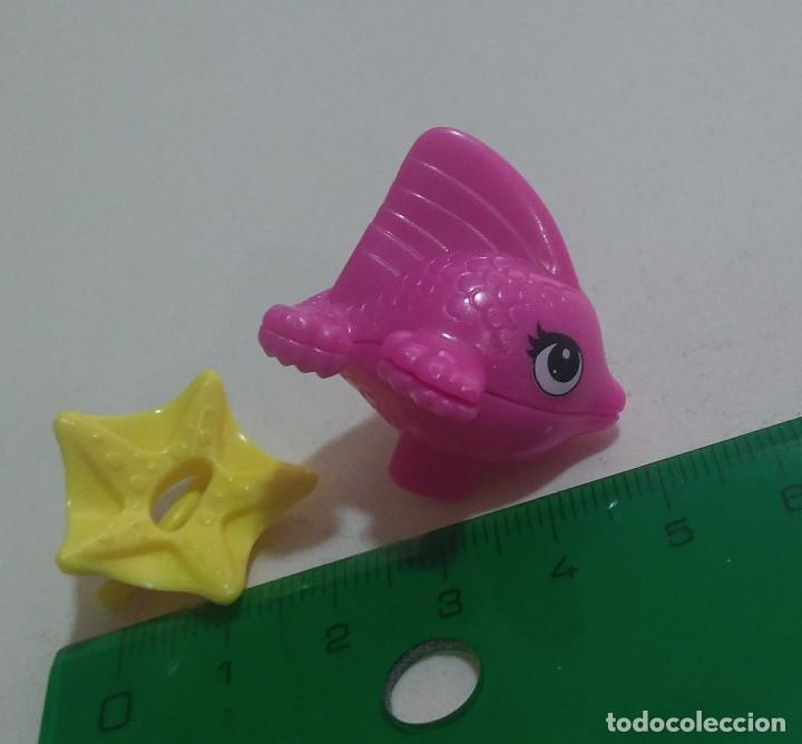 Figurines en Caoutchouc et PVC: kinder pez rosa pinza ni&ntilde;a FF102 ff pececillo mini