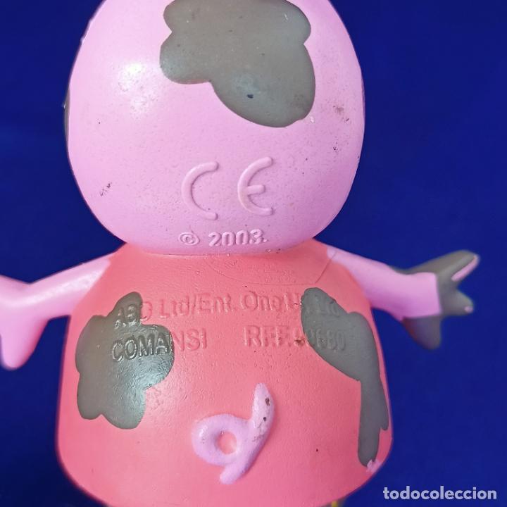 Figuras de goma y PVC: Figura Peppa Pig barro 2003 Comansi - Foto 2