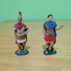 Figuras de Goma y PVC: 2 CENTURIONES ROMANOS. REAMSA, GOMARSA.. Lote 283966833