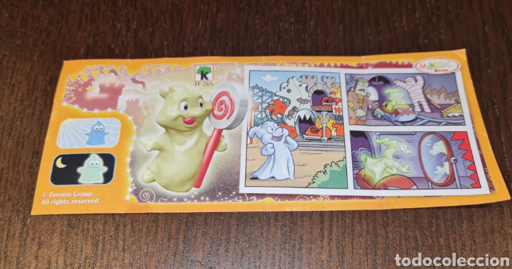 Kinder Figures: Bpz kinder papel instrucciones 40 aniversario FF265 fantasma folleto figuras Ferrero