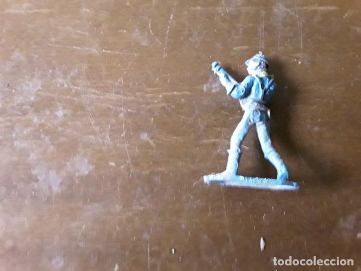 Figurines en Caoutchouc et PVC: Figura goma oficial s&eacute;ptimo caballer&iacute;a yanki a caballo comansi