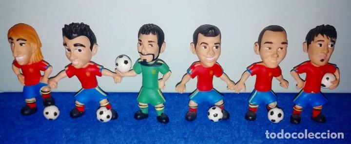Figuras de goma y PVC: *LOTE DE FIGURAS DE GOMA/PVC COMANSI --- SELECCION ESPA&Ntilde;OLA FUTBOL CAMPEON MUNDIAL 2010 --- BOX01*