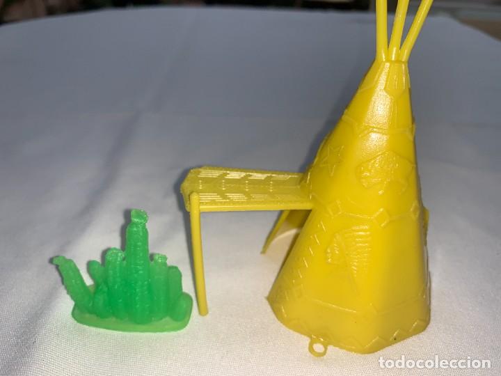 Figuras de goma y PVC: LOTE 8 FIGURAS COMANSI - INDIOS Y VAQUEROS - Foto 3