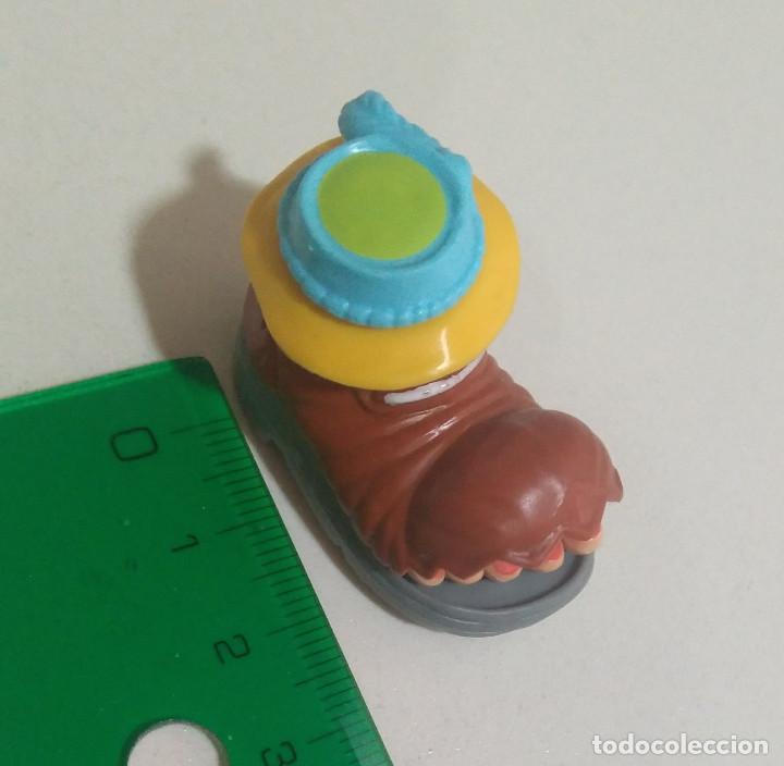 Figuras de Borracha e PVC: bota kinder dedos pie montable ruedas antiguo secundario