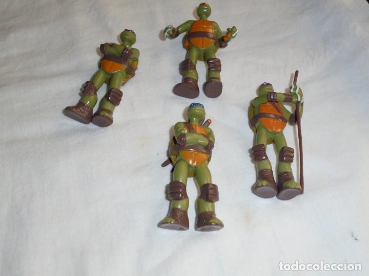 Figuras de goma y PVC: 4 TORTUGAS NINJA VIACOM 2013 - Foto 1