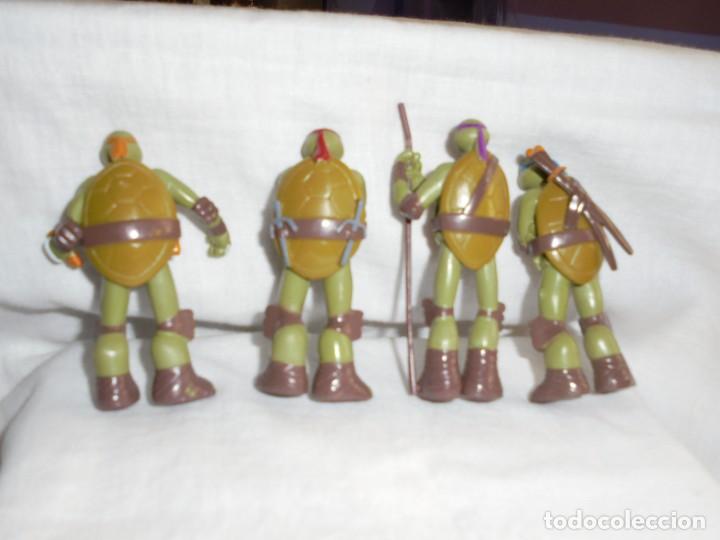 Figuras de goma y PVC: 4 TORTUGAS NINJA VIACOM 2013 - Foto 2
