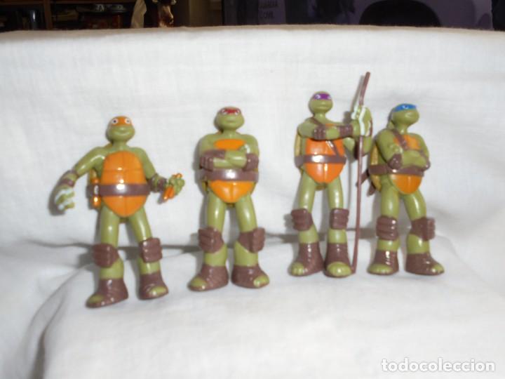 Figuras de goma y PVC: 4 TORTUGAS NINJA VIACOM 2013 - Foto 3