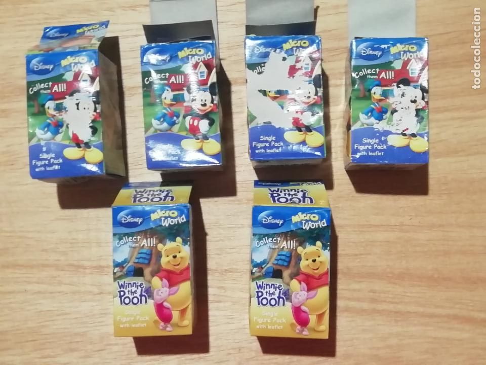 Figuras de goma y PVC: 6 MU&Ntilde;ECOS DISNEY MICRO WORLD - Foto 2