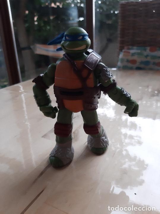 Figuras de goma y PVC: Figura Leonardo Tortugas Ninja - Foto 1