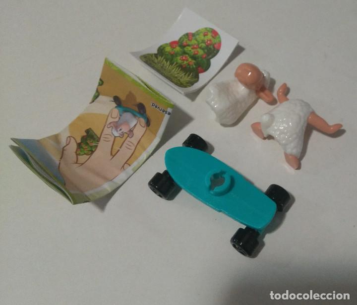 Figuras de Goma Kinder: kinder pascua 2021 mu&ntilde;eco animal bosque figurita vv animalito oveja cordero vv skate bpz papel