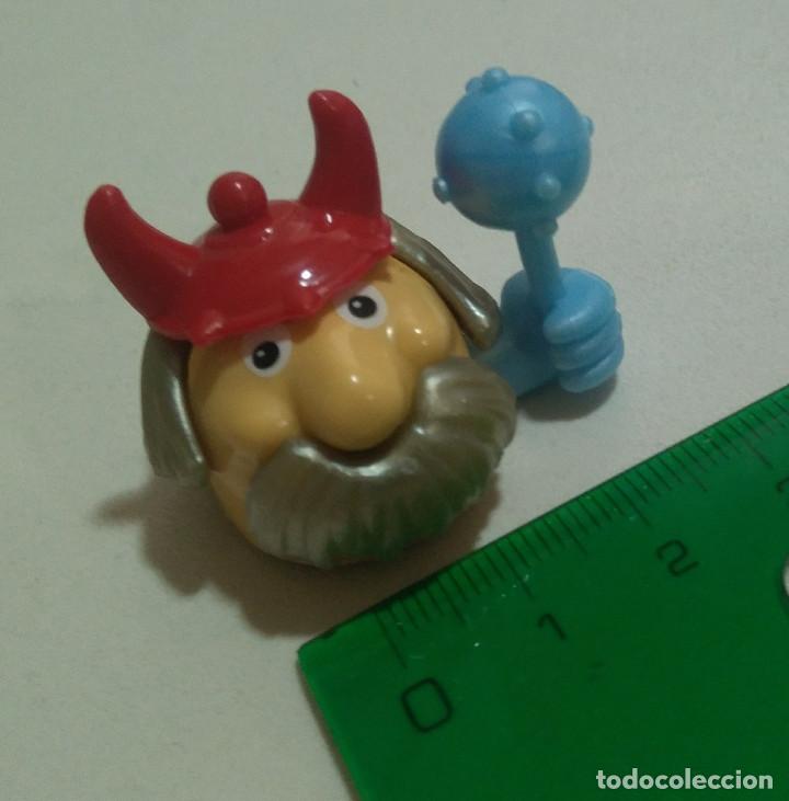 Figuras de Borracha e PVC: vikingo kinder ruedas cabezon mu&ntilde;eco figura edad media medieval