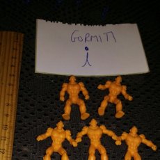 Figuras de Goma y PVC: LOTE 5 GORMITI GORMITIS DUNKIN O SIMILAR. Lote 288290943