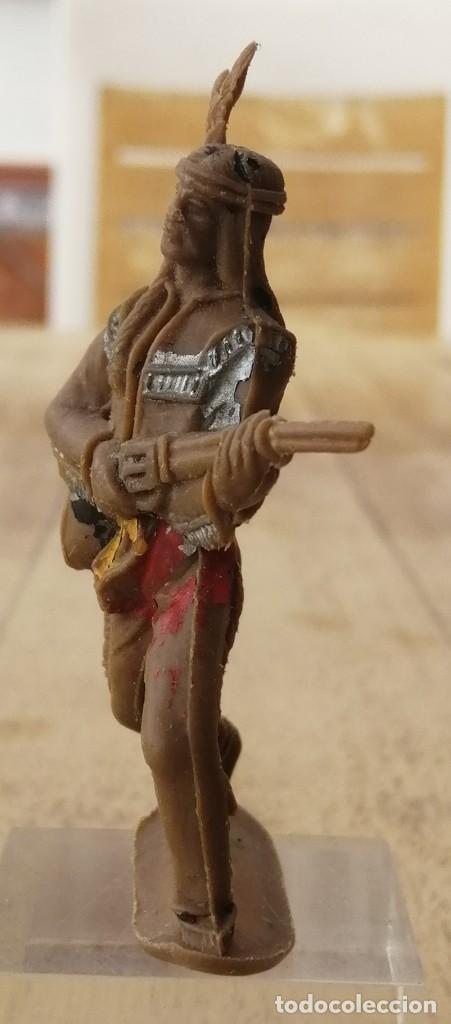 Figuras de goma y PVC: Antiguo Indio Comansi - Foto 2