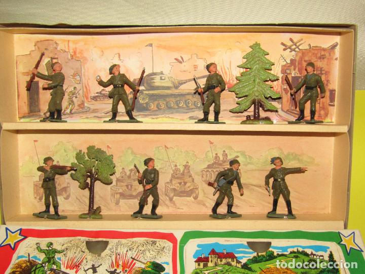 Figuras de Goma y PVC: Antigua Caja Completa de la Armada Italiana Fabricada por STARLUX - Año 1960-70s. - Foto 12 - 288881868