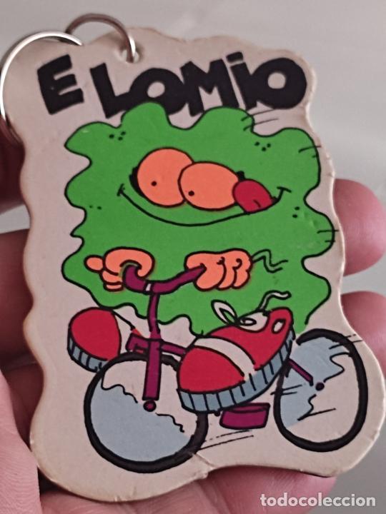 Figuras de goma y PVC: PHOSKITOS LLAVERO CARTON E LOMIO PROMOCIONAL BOLLERIA 8,5 CMS ALTO