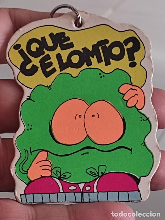 Figuras de goma y PVC: PHOSKITOS LLAVERO CARTON QUE E LOMIO PROMOCIONAL BOLLERIA 8,5 CMS ALTO