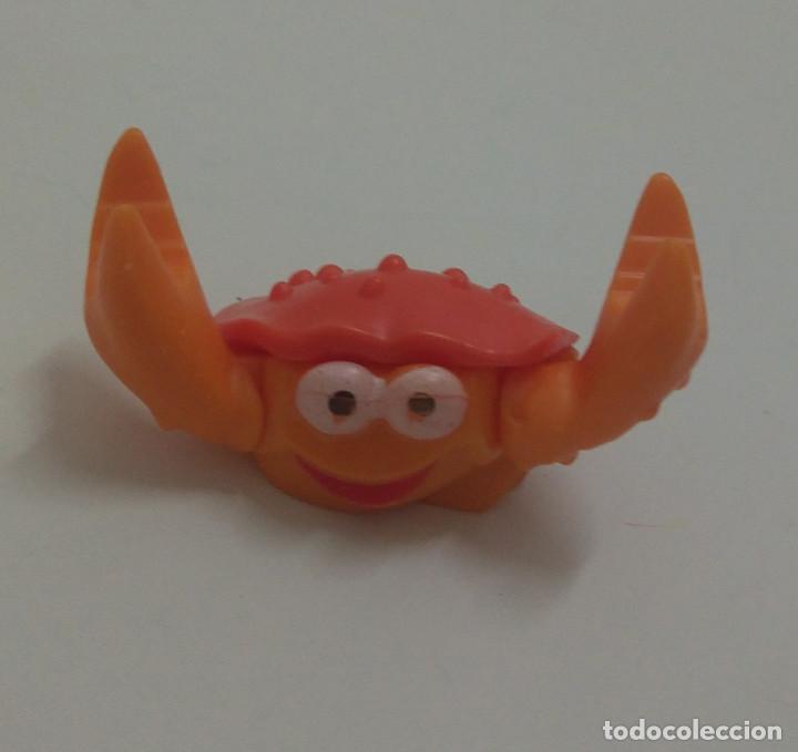 Figuras de Borracha e PVC: kinder cangrejo molusco miniatura figura mu&ntilde;eco montable demontable secundario k04 04