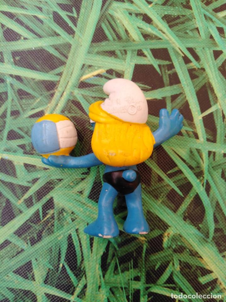 Figuras de goma y PVC: Lote Pitufinas de goma - Foto 8