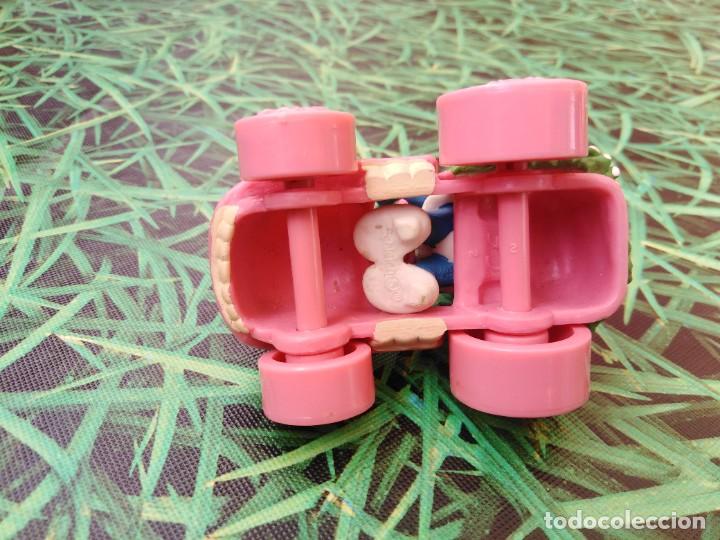 Figuras de goma y PVC: Mu&ntilde;eca goma Pitufina con coche - Foto 4