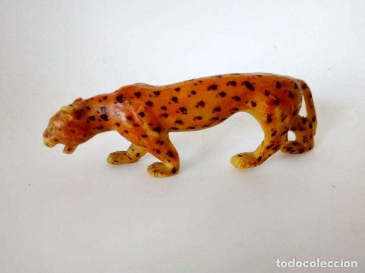 Figuras de Goma y PVC: Figura leopardo gran tamaño años 50 - Foto 1 - 289757513