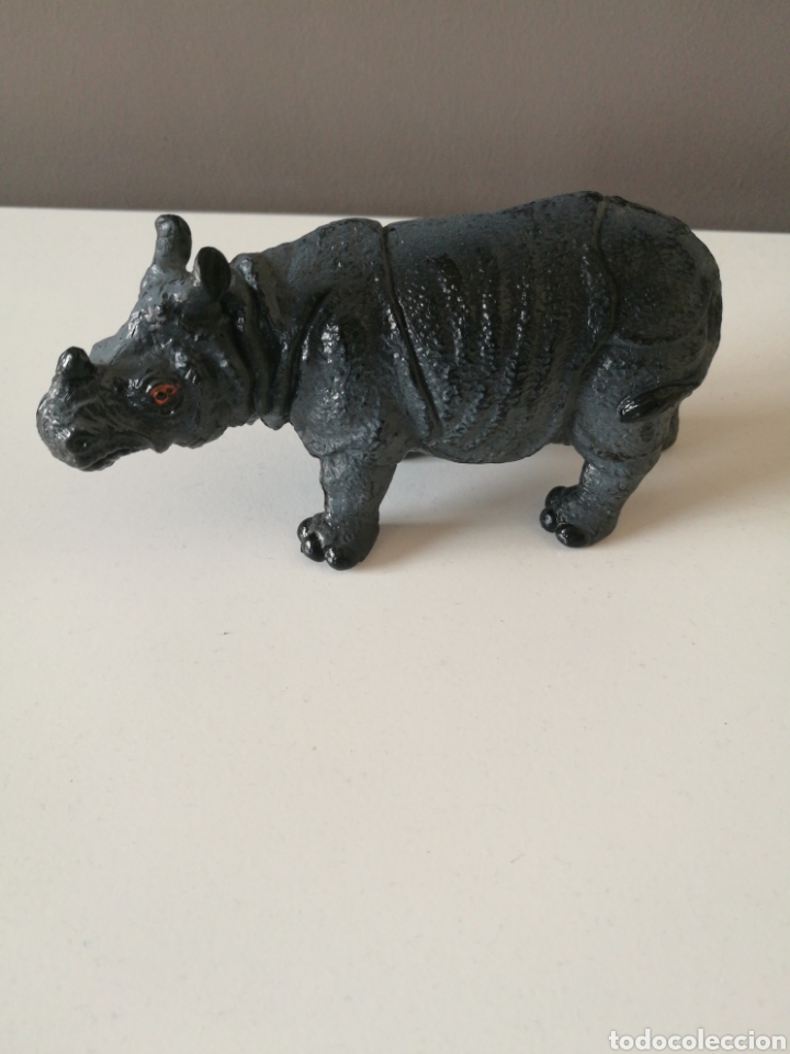 Figuras de goma y PVC: Rinoceronte miniland - Foto 1