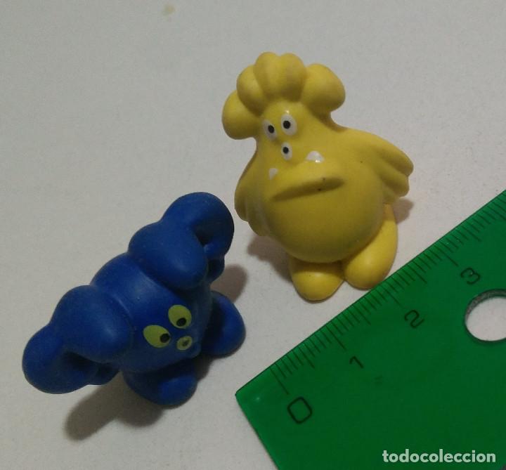 Figure di Gomma e PVC: kinder bichos monstruos goma mu&ntilde;ecos figuritas mini azul amarillo figuras