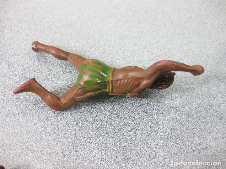 Figuras de goma y PVC: LOTE DE INSIOS Y VAQUEROS REAMSA DE GOMA - Foto 4