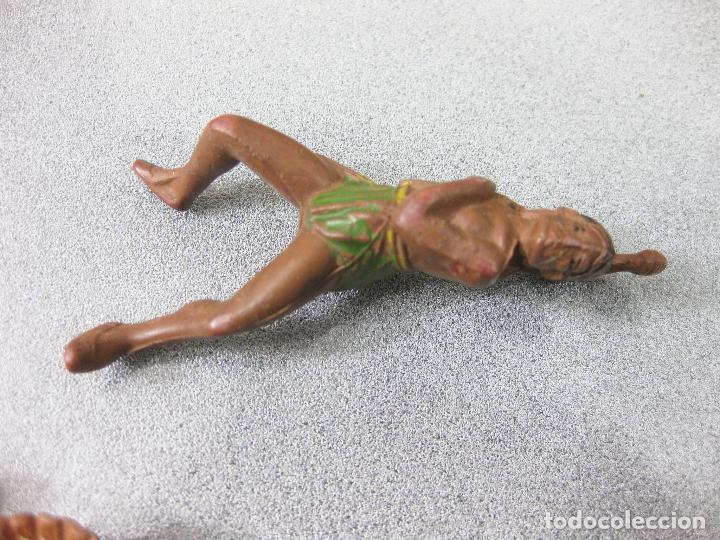 Figuras de goma y PVC: LOTE DE INSIOS Y VAQUEROS REAMSA DE GOMA - Foto 6