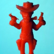 Figuras de Goma y PVC: FIGURA DE DUNKIN , COLECCION DE LUCKY LUKE AVERELL DALTON NARANJA