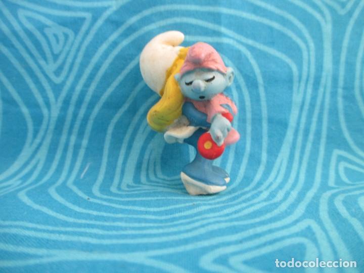 Figuras de goma y PVC: ANTIGUO PITUFINA, GERMANY 1983, NUM 7 - Foto 3