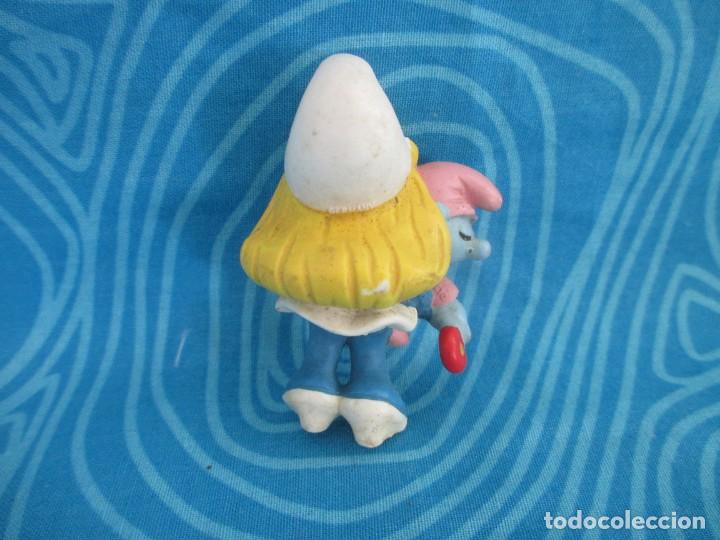 Figuras de goma y PVC: ANTIGUO PITUFINA, GERMANY 1983, NUM 7 - Foto 4