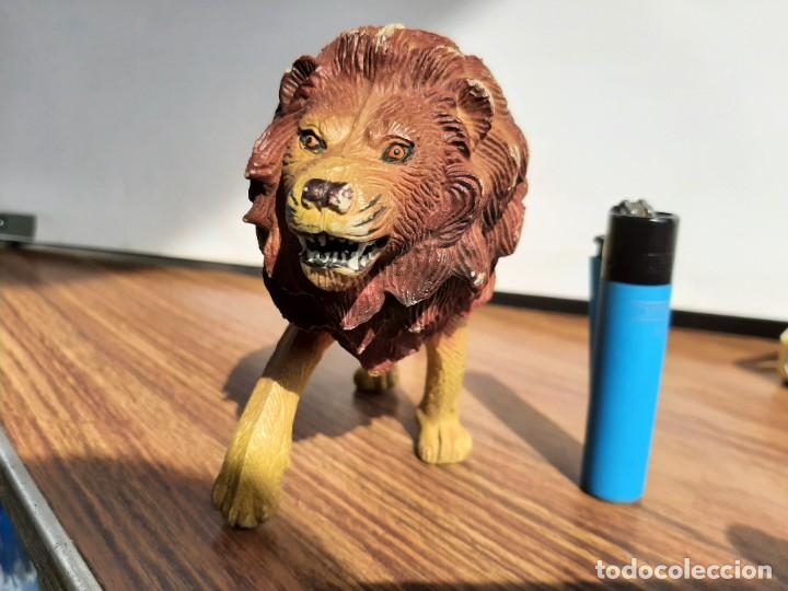 Figuras de goma y PVC: Le&oacute;n goma. - Foto 2