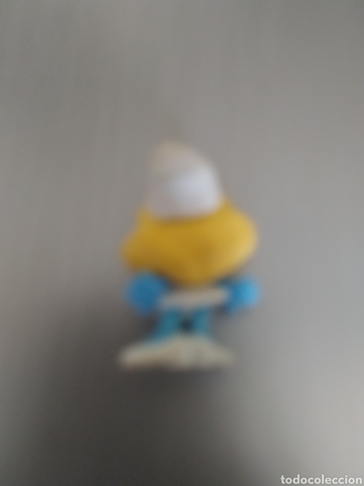 Figuras de goma y PVC: Pitufo dormil&oacute;n y pitufina - Foto 6