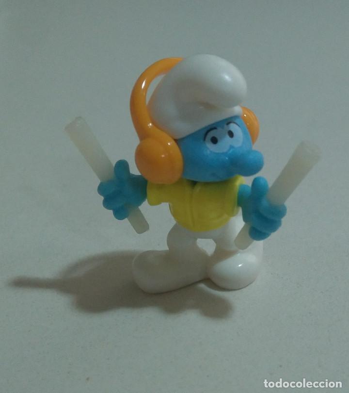 Figuras de Borracha e PVC: pitufo pitufos mu&ntilde;eco profesiones smurfs kinder figurita controlador aereo de aeropuerto serie en
