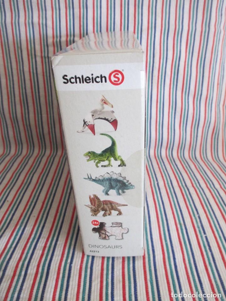 Figuras de goma y PVC: SCHLEICH MINI DINOS CON PUZZLE - Foto 6
