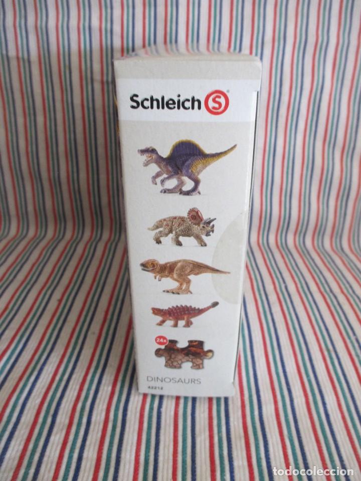 Figuras de goma y PVC: SCHLEICH MINI DINOS CON PUZZLE - Foto 6