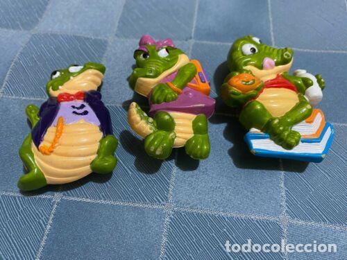 Figuras de Borracha e PVC: Kinder Coccodritti Coccobulli - ventose anni 90 lotto di 3 personaggi - Kinder