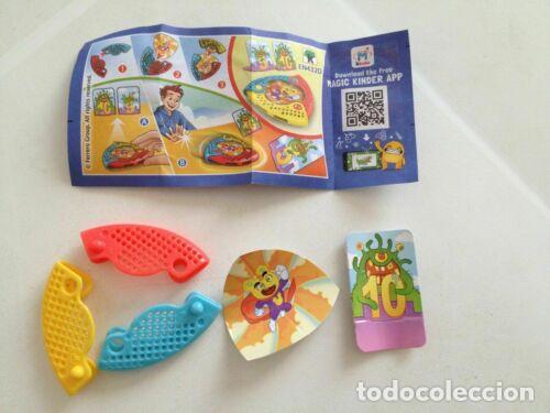 Figuras de Borracha e PVC: Kinder sorpresa EN432D + bpz - GO MOVE - FRISBEE GIALLO - Kinder