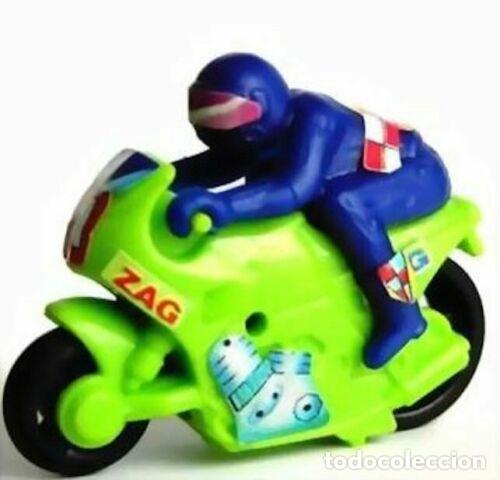 Figuras de Borracha e PVC: kinder sorpresa 2S-369 - Motocicletta verde - Kinder
