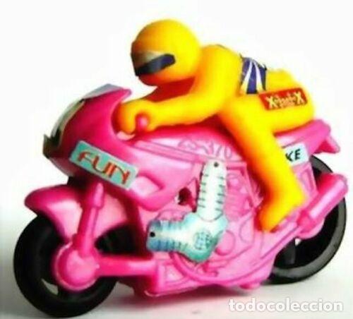 Figuras de Borracha e PVC: kinder sorpresa 2S-370 - Motocicletta rosa - Kinder