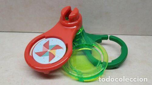 Figuras de Borracha e PVC: Kinder sorpresa EN233A + bpz - MIXART - LENTE VERDE-ROSSA-VERDE - Kinder